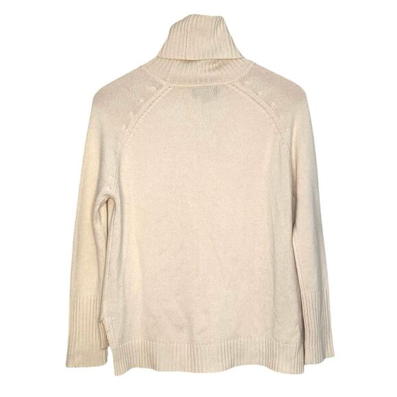 Michael Stars cream turtleneck sweater size XS - Picture 3 of 5